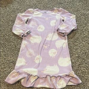 Carter's Lavender Fleece Sheep Nightgown